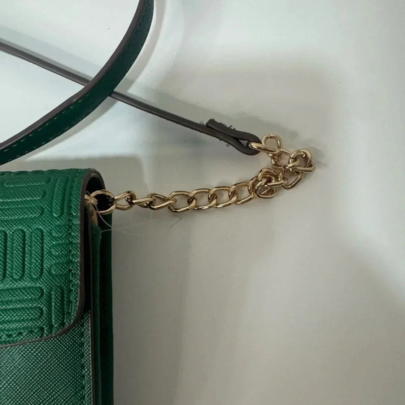 Anne Klein logo wallet on a chain/crossbody. Color: Evergreen EUC - Picture 8 of 15
